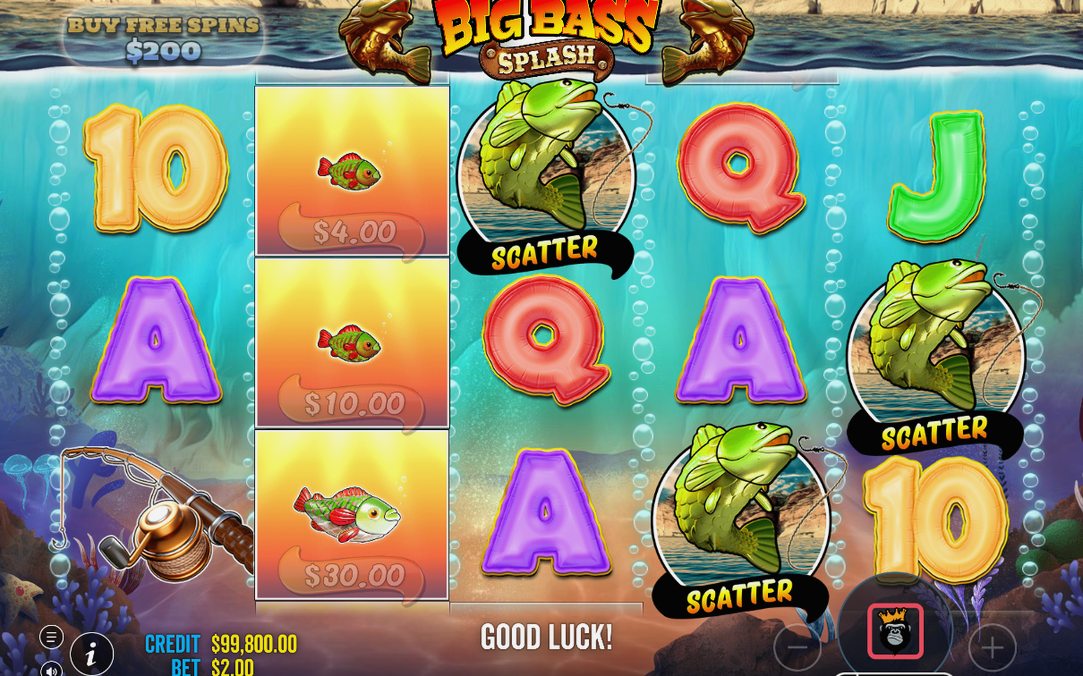 Free Spins with Fisherman Wilds on every reel